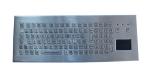 104 Keys IP68 Desktop Industrial Keyboard With Touchpad FN Numeric Keys