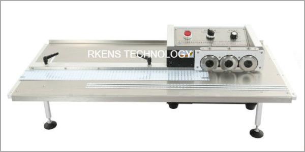 Cheap Aluminum LED Strip PCB Depaneling Machine 2400MM Platform Three Times Cutting for sale