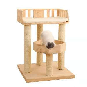 Detachable Modern Cat Tree Cat Climbing Frame Skin Friendly