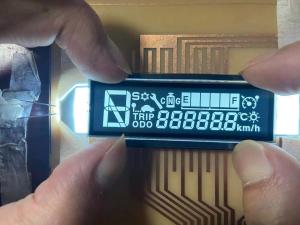Best 7 Segment LCM Display Monochrome Transimissive Lcd Module Transparent Character wholesale