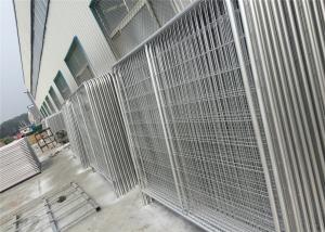 Custom Chain Link Fence Panels , Galvanized Temporary Fencing Anti Aging