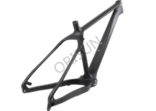 Cheap Black Carbon Fiber Custom Made Bike Frames Internal Cable Routing 26 Inch for sale