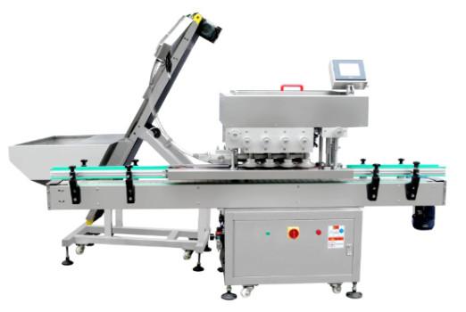 Cheap 1.2KW Filling Packing Machine , 3000bph Automatic Linear Capping Machine for sale