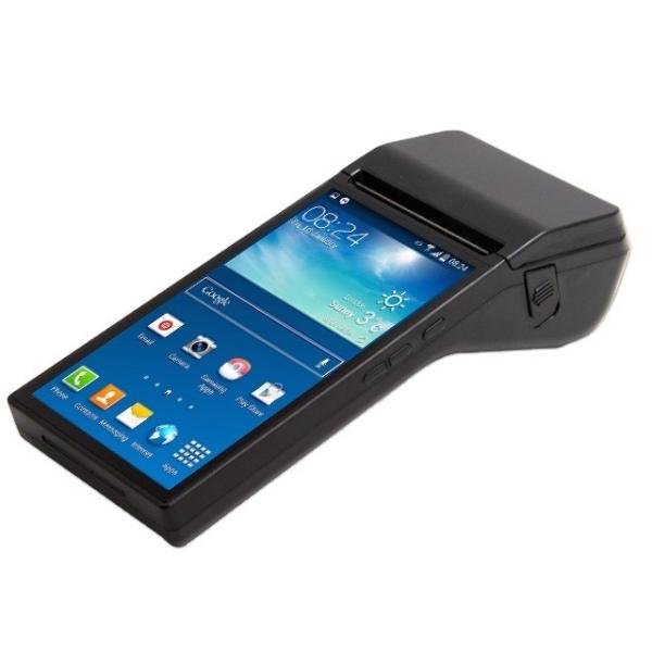 Cheap Dual SIM Android POS System with Capactive Touch Panel and Built-in Thermal Printer for sale