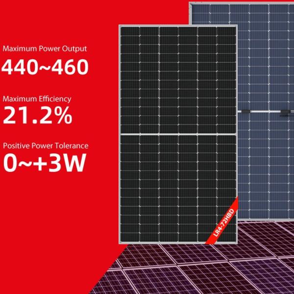 Cheap 425W 430W Solar Panel Longi 435W 455w Solar Panel Mono Crystal Biacial Solar Panel for sale