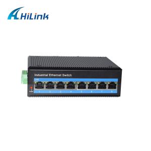 China PoE Industrial Ethernet Switch 8 Port 10/100/1000Base-Tx Auto Sensing FCC CE on sale