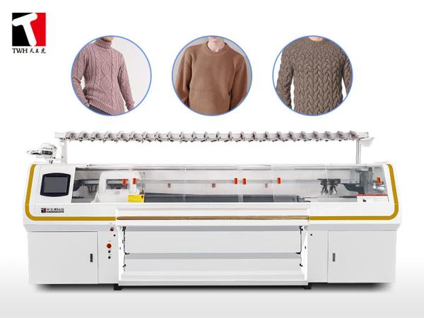 Cheap 5G Computerized Flat Knitting Machine high speed 1.2M/S With Dual System for sale