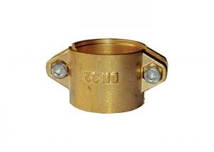 Best Forged Brass Hose Clamps Double Piece With Stainless Steel Screw Lock wholesale