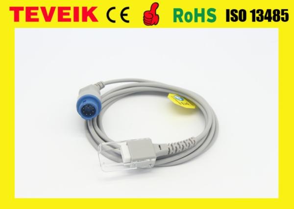 Cheap Reusable Low Price Biolight Spo2 Extension Cable For Patient Monitor, Round 9 Pin to DB 9Pin Female for sale