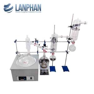 Short Path Distillation Equipment Molecular essential oil extraction Distiller 20L Lab