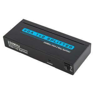 China 150*64*25mm 250MHz 1x2 VGA Signal Splitter on sale