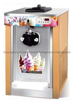 Cheap 3 Flavors Table Top Soft Serve Ice Cream Making Machine With LED Display for sale