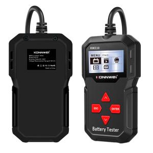 China KW210  Battery Tester for Cars 100-2000 CCA Konnwei Automotive tools with load on sale