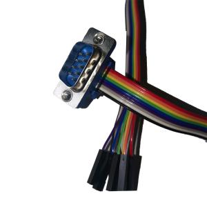 China Customized Audio Video Cables DIDC Type DB9 Pin To 2.54mm Pitch 10P on sale