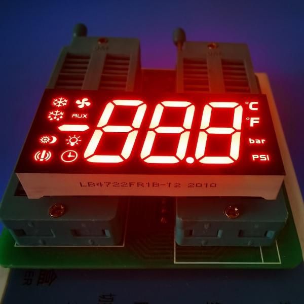 Cheap Ultra Bright Red 3 Digit 7 Segment LED Display Common Cathode for Refrigeration Control Panel for sale