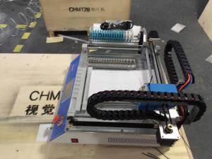 Desktop CHMT28 Small SMT Pick And Place Machine , SMT Placement Machine SMD Mounter