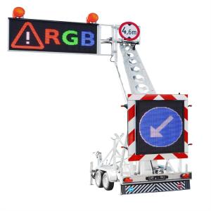 China P10 P12 P16 VMS Trailer Signs Full Color LED Display Screen on sale
