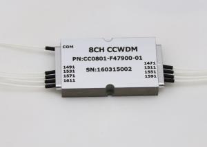 1 x 8 CWDM optical mux demux Compact Size LC / UPC Connector Type For MUX / DEMUX System