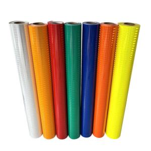China Micro Prismatic Reflective Sticker Sheeting EGP Reflective Printing Film Vinyl on sale