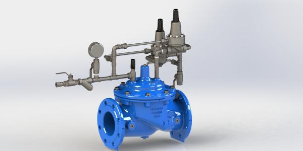 Cheap Nylon Reinforcement Surge Anticipating Valve With Anti Water Hammer Function for sale