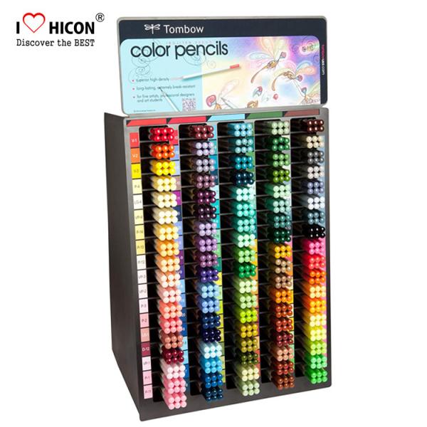 Cheap Custom Acrylic Display Case Sationery Store Countertop Pencil Display Case for sale