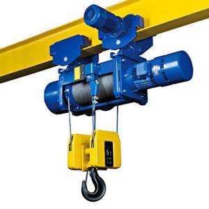 China HS CODE 84251100 5 Ton Electric Wire Rope Hoist For Single Girder Overhead Crane on sale