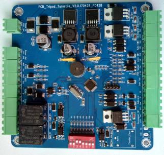 Cheap Full Height Turnstile Gate Mechanism 240v 2.2A Pcb Drive Board for sale