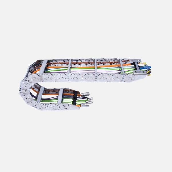 Cheap Steel Enclosed Drag Chains Secure Cabling For Heavy Machinery for sale