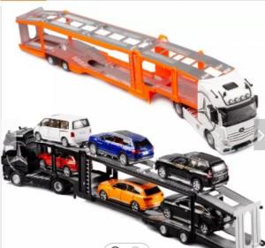 Best Custom Carriage Trailer Truck Toys Diecast Model For Collection And Creative Gift Alloy With Sound And Light Car Toy wholesale