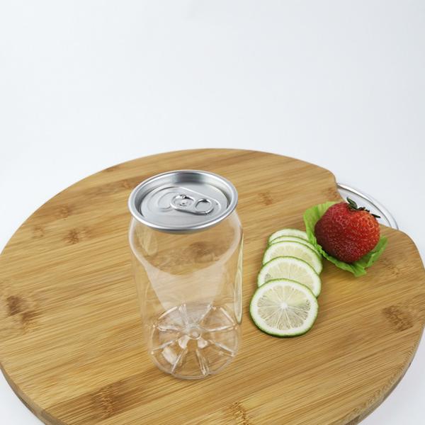 Cheap 330ml Plastic Container Jars Clear PET Storage Containers Jars Salad Dressing for sale