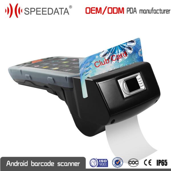 Cheap Black Android Fingerprint Scanner Portable Data Collection Device for sale