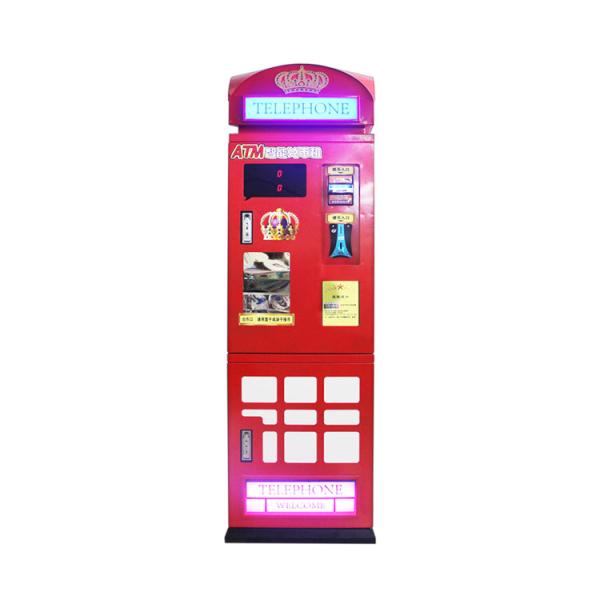 Cheap 80W Token Vending Machine Secure Bill To Coin Changer With ICT Bill Acceptor for sale
