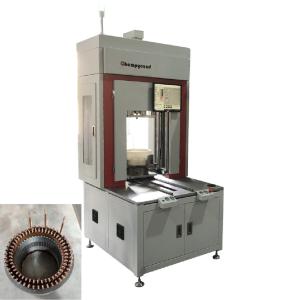 China Customized Automatic Electric Motor Winding Machine 140mm Stator Assembly Line on sale