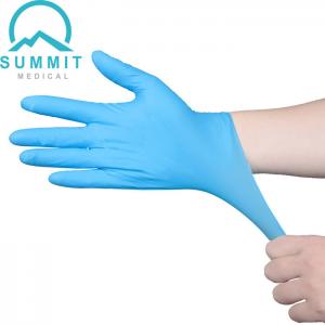Best 4g Disposable Examination Gloves , 0.1mm Medical Examination Nitrile Gloves wholesale