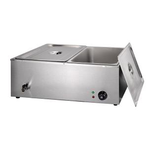 Best Electric Heat Preservation Soup Pool 2-Pan Food Warmer 565*380*275mm 10kg for Catering wholesale