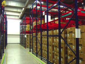 China Adjustable Pushback Racking System , Steel Heavy Duty Pallet Racking on sale