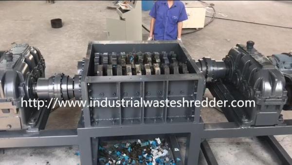 Cheap PLC Control Industrial Cardboard Shredding Machines , Cardboard Box Shredder Machine for sale