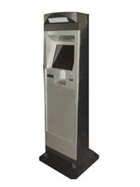 Cheap T5 Selfservice payment touchscreen kiosk terminals with metal keyboard for sale