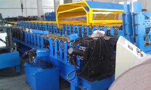 Round Downspout Roll Forming Machine with PLC Control ,  Pipe Roll Forming Machine