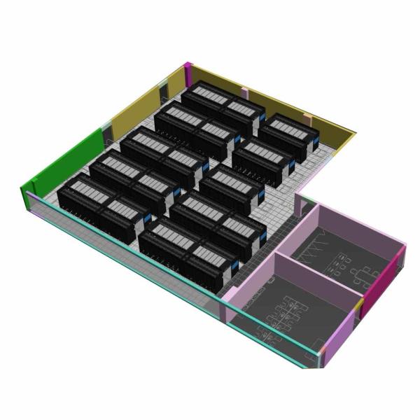 Cheap Intelligent Micro Module Data Center System 3kW - 10kW IP20 Floor Installation for sale