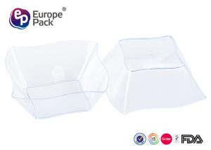 Best Polystyrene Disposable Plastic Dishes Clear Plastic Dessert Containers wholesale