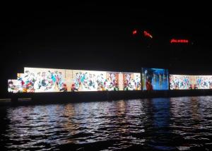 China Ultra-Thin See-Through Transparent LED Display Full Color Video Glass Screen Outdoor Advertising Screen on sale