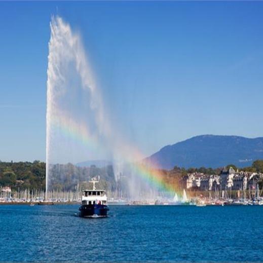 Cheap Musical Fountain Outdoor Spray Fountain With Musical Signal Control And Laser Fountain 0-90% Operating Humidity for sale