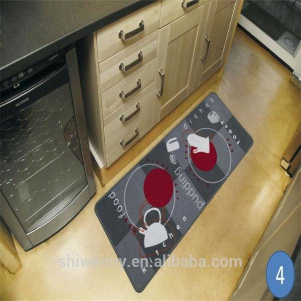 Cheap Anti-slip printed loop pile Nylon floor mat for sale