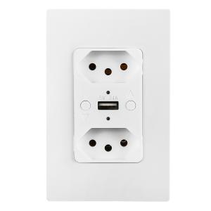 China Multi Functional Brazilian Smart WiFi Plug 10A With USB Charging on sale