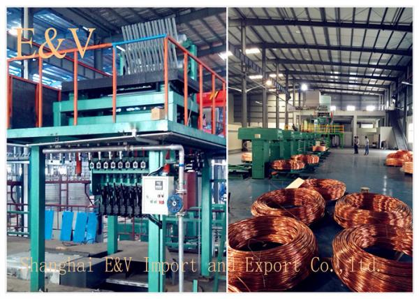 Cheap 2000 ton upward Copper Continuous Casting Machine / copper wire manufacturing machine for sale