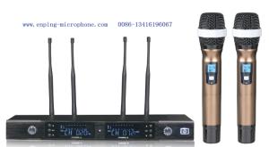 Best LS-6200 wireless microphone system UHF IR selecta ble frequency PLL AUTOMATIC INDUCTION competetive price rack ear wholesale