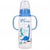 9oz Odorless BPA Free Newborn Baby Feeding Bottle Double Handle for sale