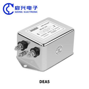 China DEA5 Series Two Section EMI Filter Single Phase Rated Current 20A-30A on sale