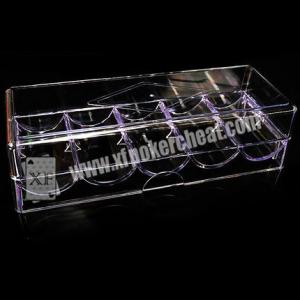 Best 8 - 40cm Distance Poker Scanner Plastic Chip Box / Poker Chip Tray wholesale